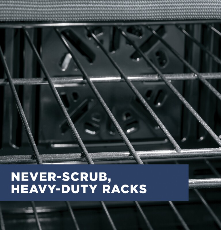 Never scrub, heavy-duty racks