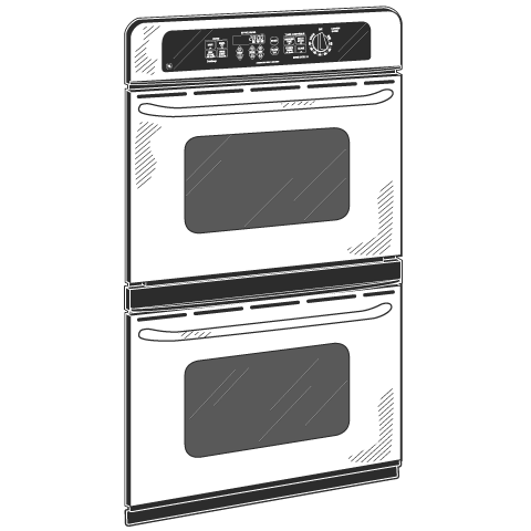 30" Built-In Double Wall Oven JTP28SKSS, product image 2 of 2