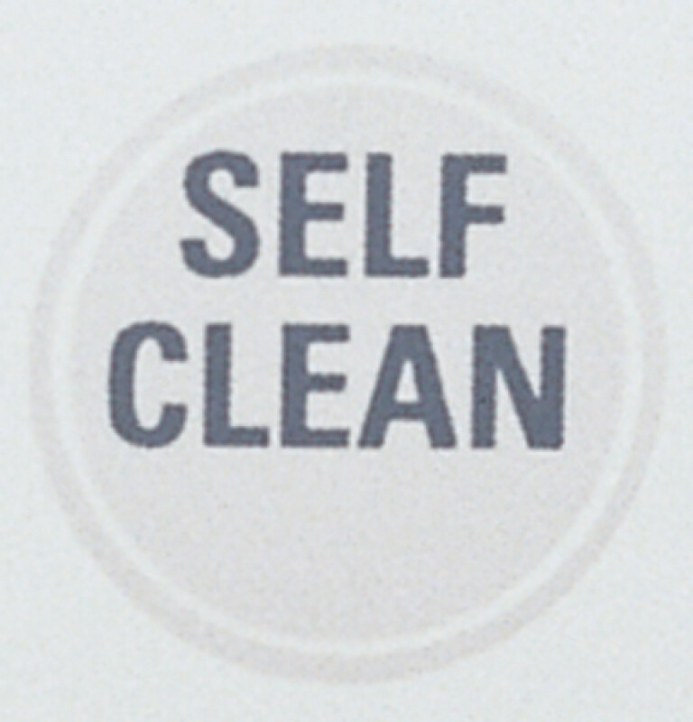 Self-clean oven (upper oven)