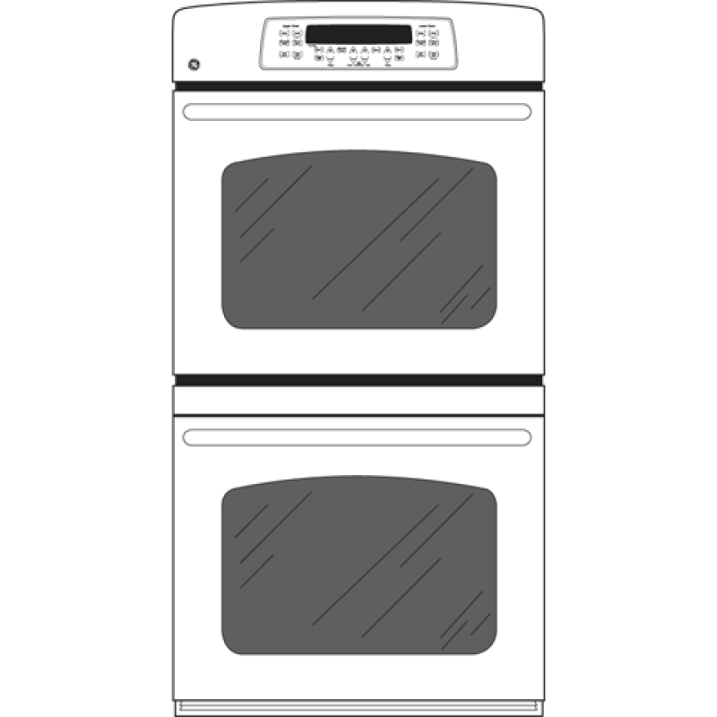 30" Built-In Double Wall Oven JTP55DPBB, product image 2 of 3