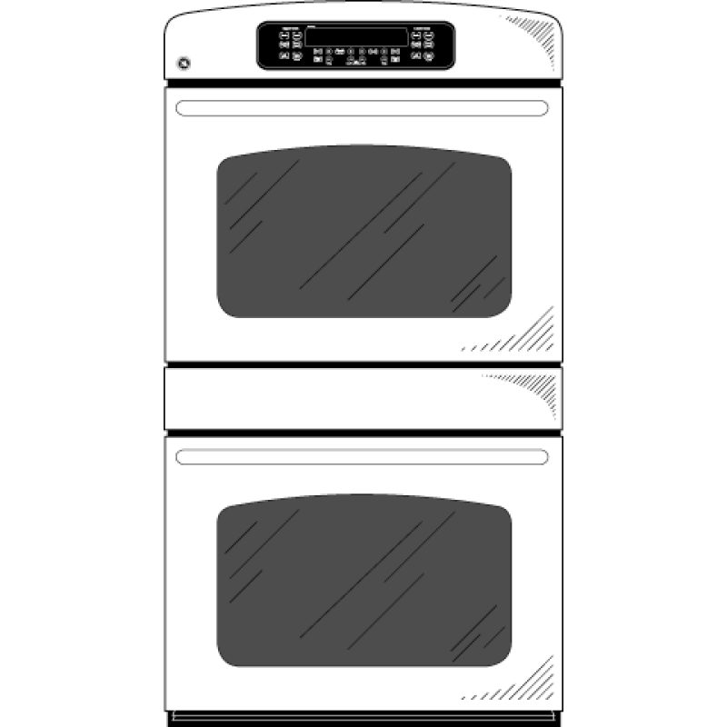 30" Built-In Double Wall Oven JTP55SMSS, product image 2 of 3
