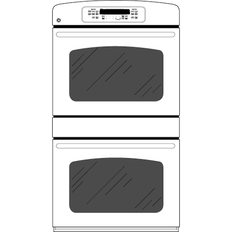 30" Built-In Convection/Thermal Wall Oven JTP75BMBB, product image 4 of 5