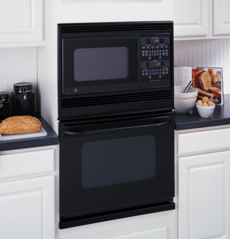 GE 30" Built-In Double Microwave/Thermal Oven Black JTP86BFBB Picture 1