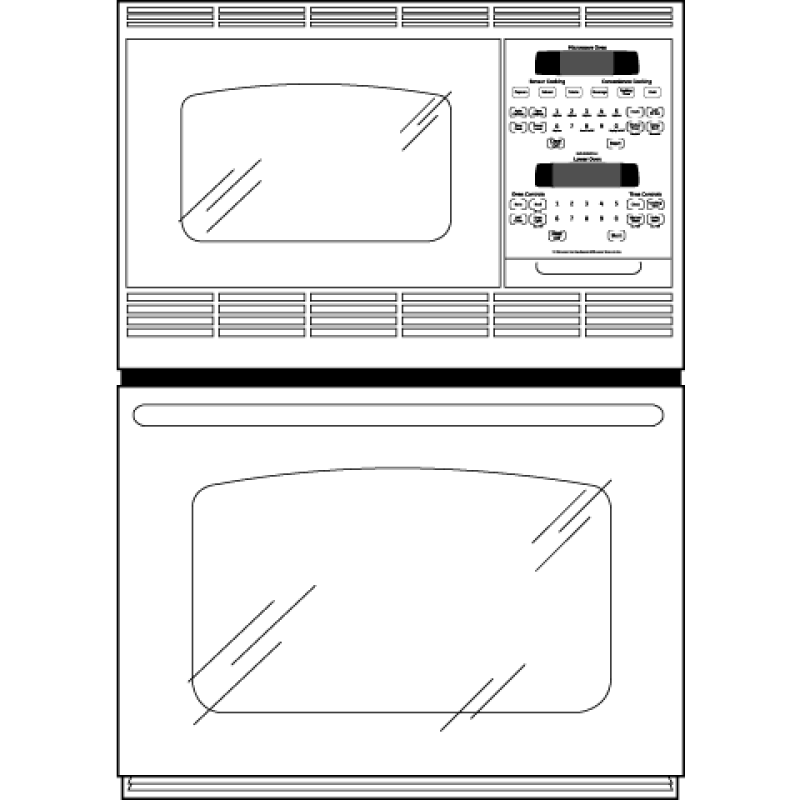 30" Built-In Double Microwave/Thermal Oven view 5
