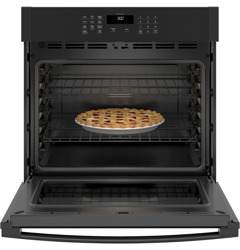 30" Smart Built-In Self-Clean Single Wall Oven with Never-Scrub Racks JTS3000DNBB, product image 4 of 17
