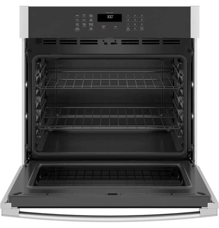 30" Smart Built-In Self-Clean Single Wall Oven with Never-Scrub Racks JTS3000SNSS