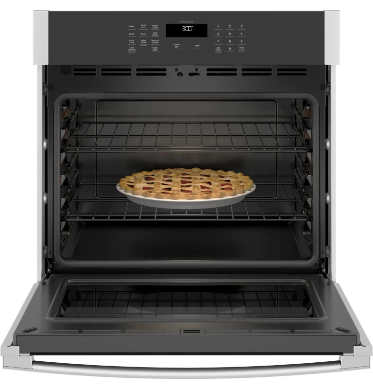 30" Smart Built-In Self-Clean Single Wall Oven with Never-Scrub Racks JTS3000SNSS