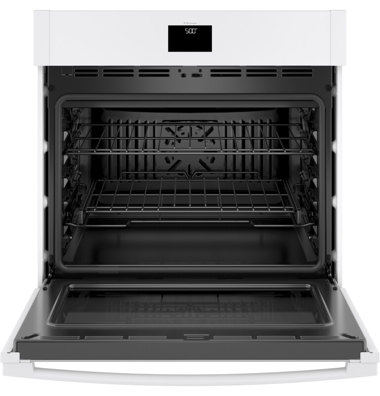 30" Smart Built-In Self-Clean Convection Single Wall Oven with Never Scrub Racks JTS5000DNWW