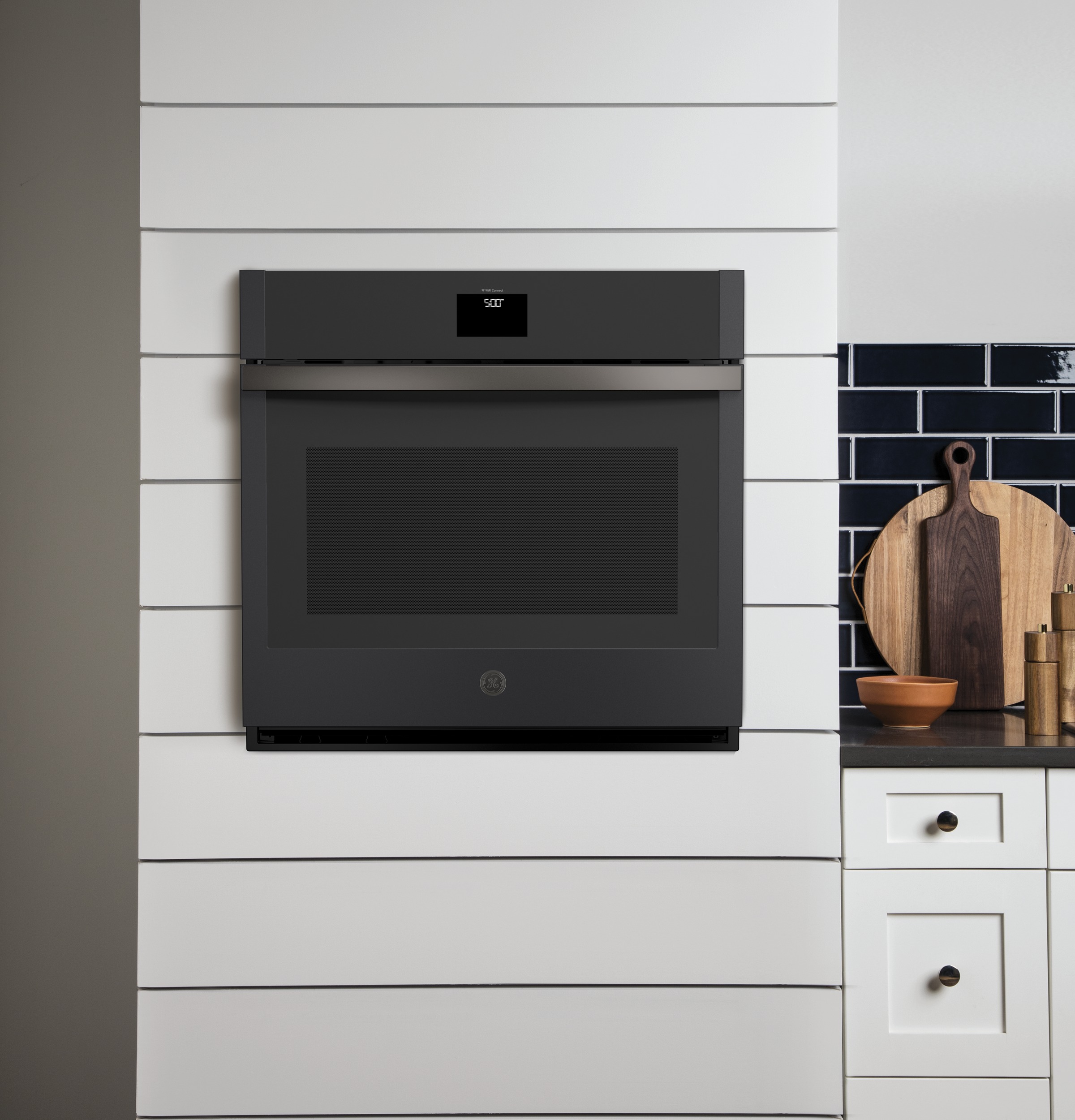 30" Smart Built-In Self-Clean Convection Single Wall Oven with Never Scrub Racks JTS5000FNDS, product image 16 of 21