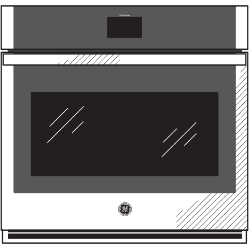 30" Smart Built-In Self-Clean Convection Single Wall Oven JTS5000SNSS