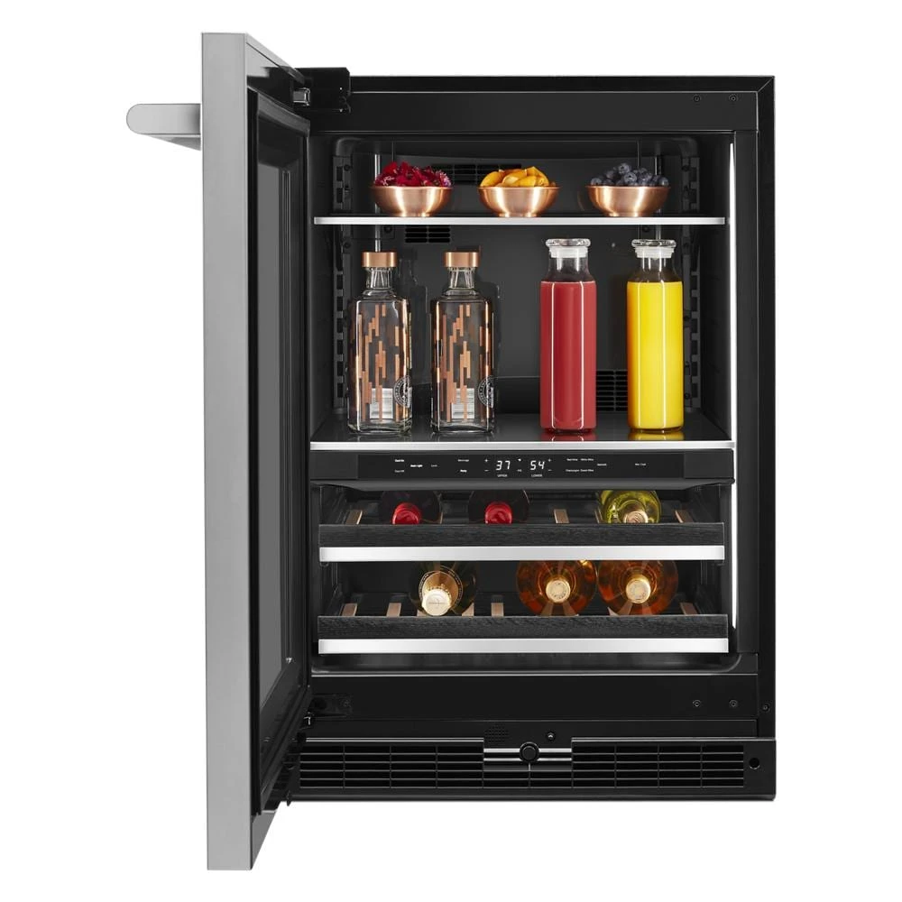 RISE 24" Built-In Undercounter Beverage Center, Left Swing JUBFL242HL