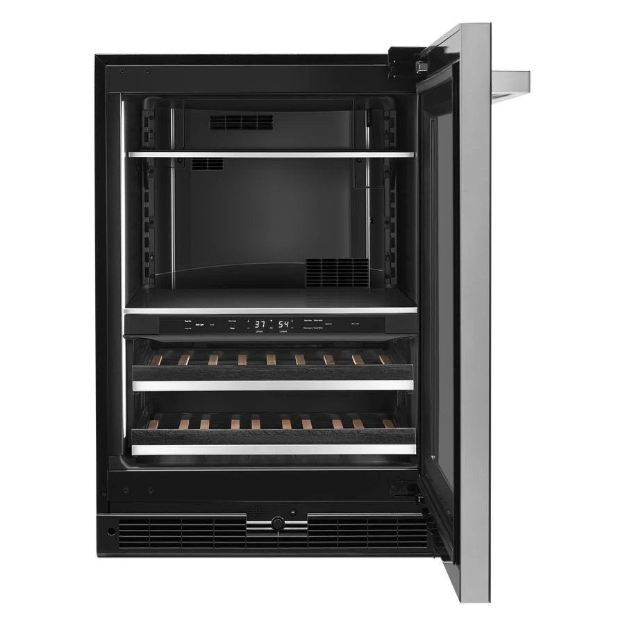 Noir™ 24" Built-in Undercounter Beverage Center, Right Swing JUBFR242HM