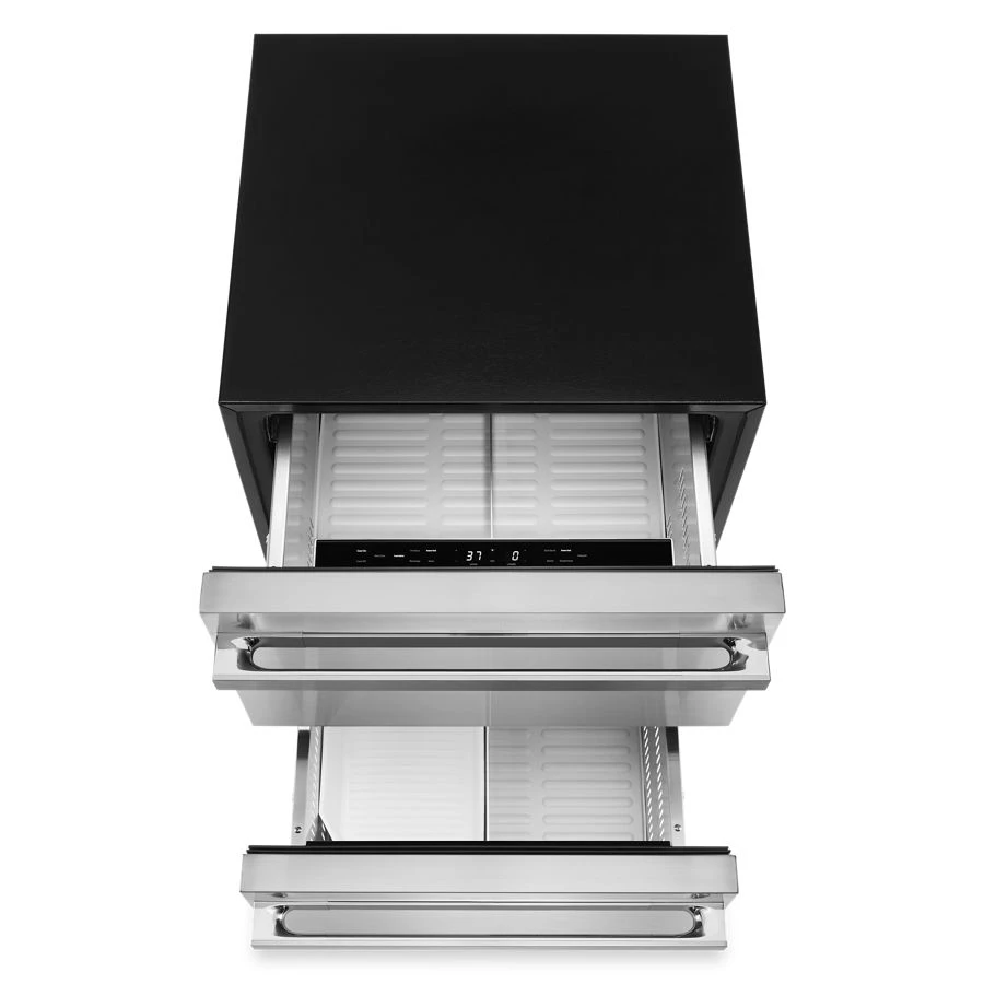 Noir 24" Double Drawer Refrigerator/freezer JUCFP242HM