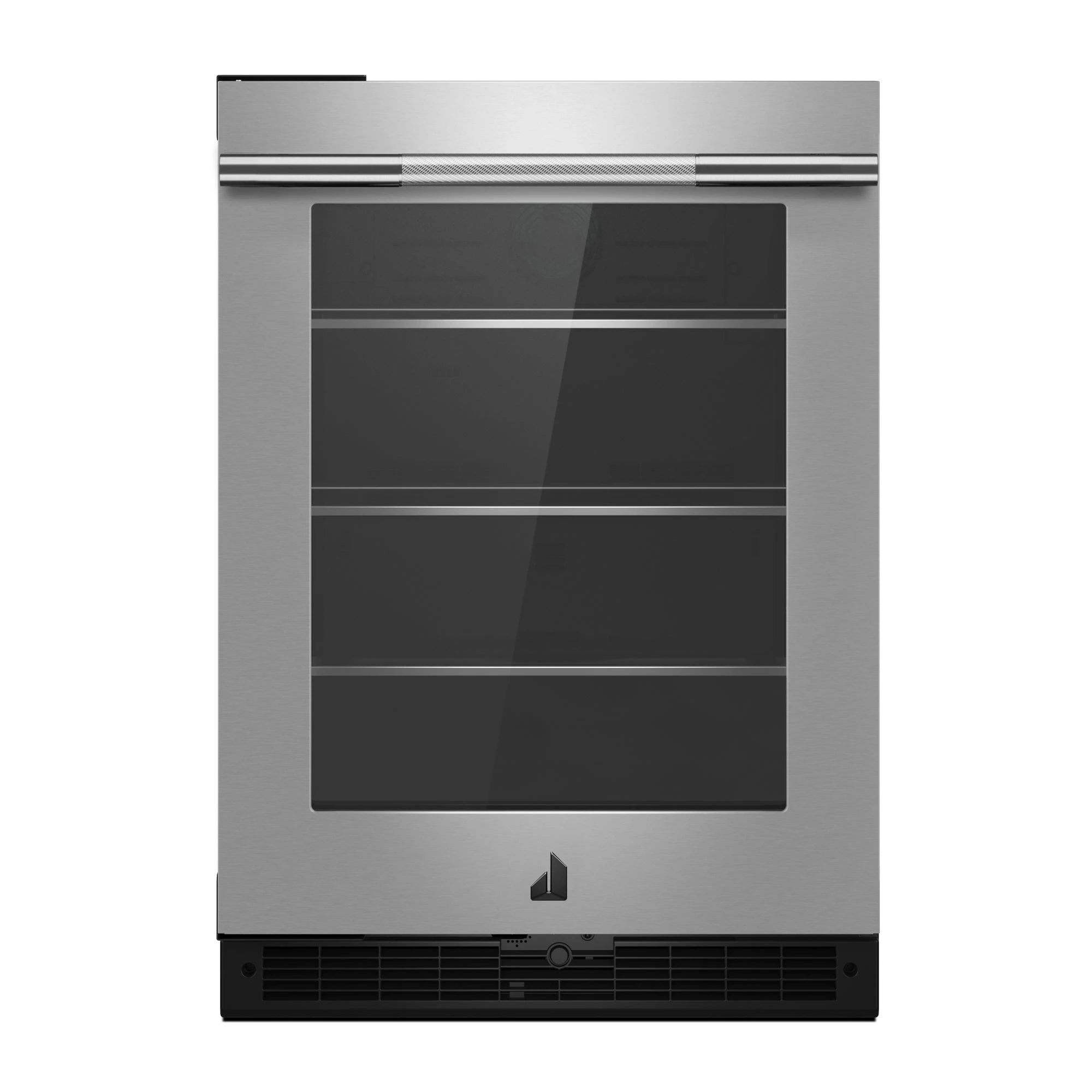 RISE™ 24" Under Counter Glass Door Refrigerator, Left Swing JUGFL242HL