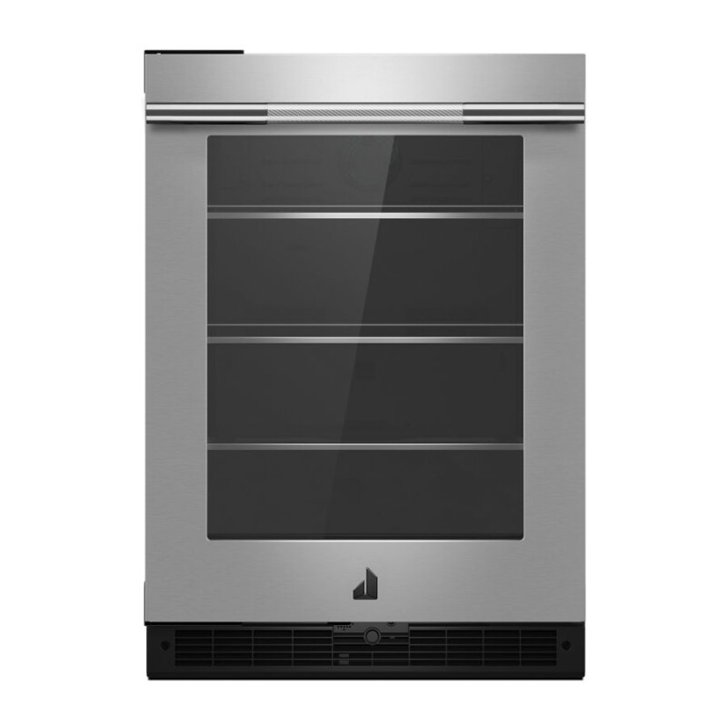 RISE 24"  Under Counter Glass Door Refrigerator, Left Swing JUGFL242HL