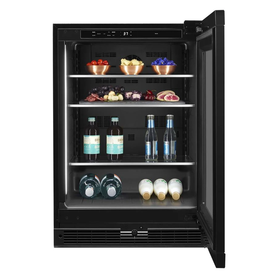 Panel-Ready 24" Under Counter Glass Door Refrigerator, Right Swing JUGFR242HX
