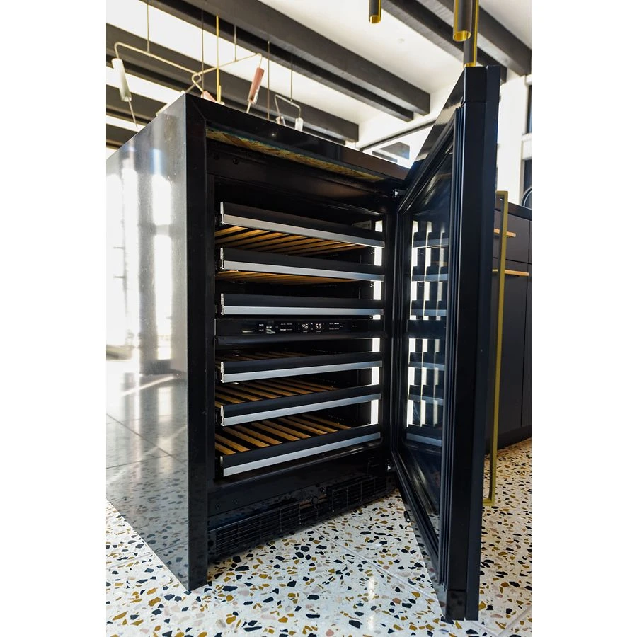 Panel-Ready 24" Built-In Undercounter Wine Cellar - Right Swing JUWFR242HX