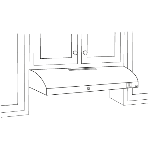30" Qualified Ventilation Hood JVE40DTWW, product image 3 of 5