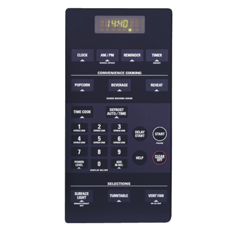 Spacemaker Over-the-Range Microwave Oven JVM1440BD, product image 2 of 2