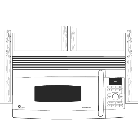Spacemaker Convection/Microwave Oven JVM1490BH