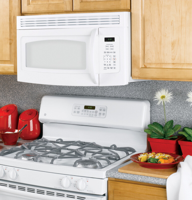 GE Spacemaker Over-the-Range Microwave Oven White JVM1540DMWW Picture 1