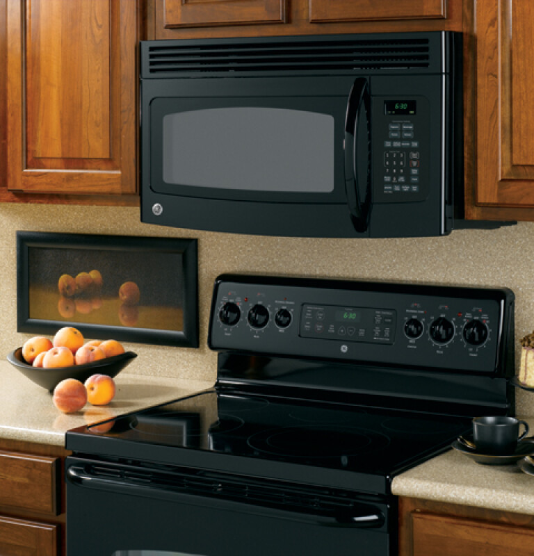 Spacemaker 1.5 Cu. Ft. Over-the-Range Microwave Oven JVM1540DPBB