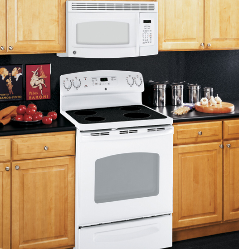 Spacemaker 1.5 Cu. Ft. Over-the-Range Microwave Oven JVM1540DPWW