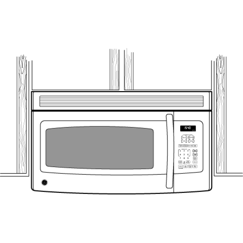 Spacemaker 1.5 Cu. Ft. Over-the-Range Microwave Oven JVM1540DPWW