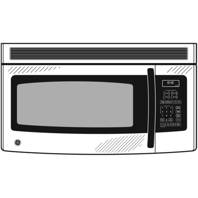 Spacemaker 1.5 Cu. Ft. Over-the-Range Microwave Oven JVM1540LPCS