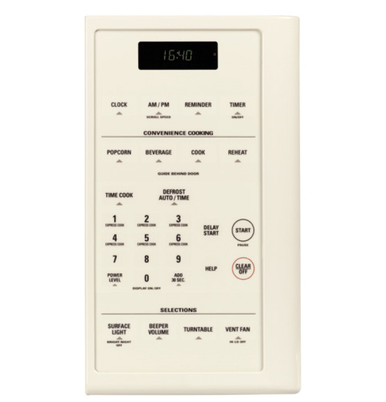 Spacemaker Over-the-Range Microwave Oven JVM1640AH, product image 2 of 2