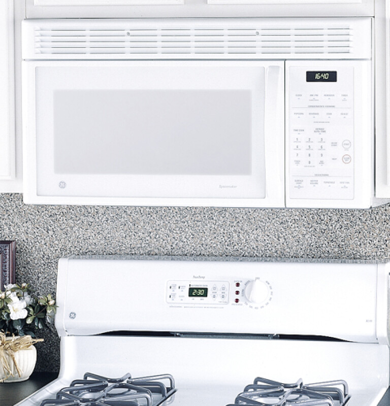 Spacemaker XL1600 1.6 Cu. Ft. Capacity, 1000 Watt Microwave Oven with Outside Venting JVM1640WB