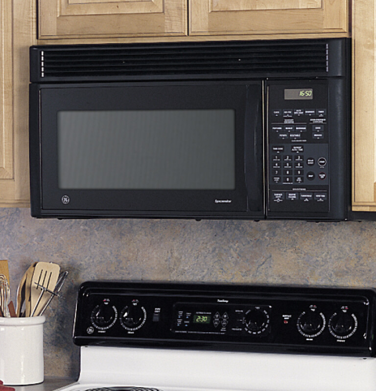 1.6 Cu. Ft. Spacemaker XL1600 Over-the-Range Microwave Oven JVM1651BB