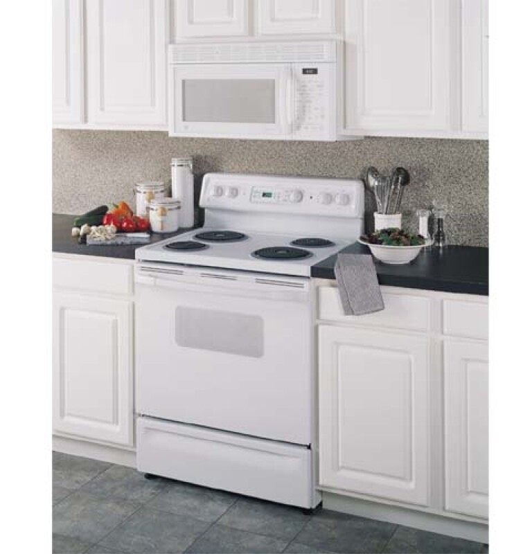 1.6 Cu. Ft. Spacemaker XL1600 Over-the-Range Microwave Oven JVM1651WB