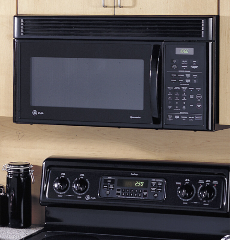 1.6 Cu. Ft. Spacemaker XL1600 Over-the-Range Microwave Oven JVM1660BB