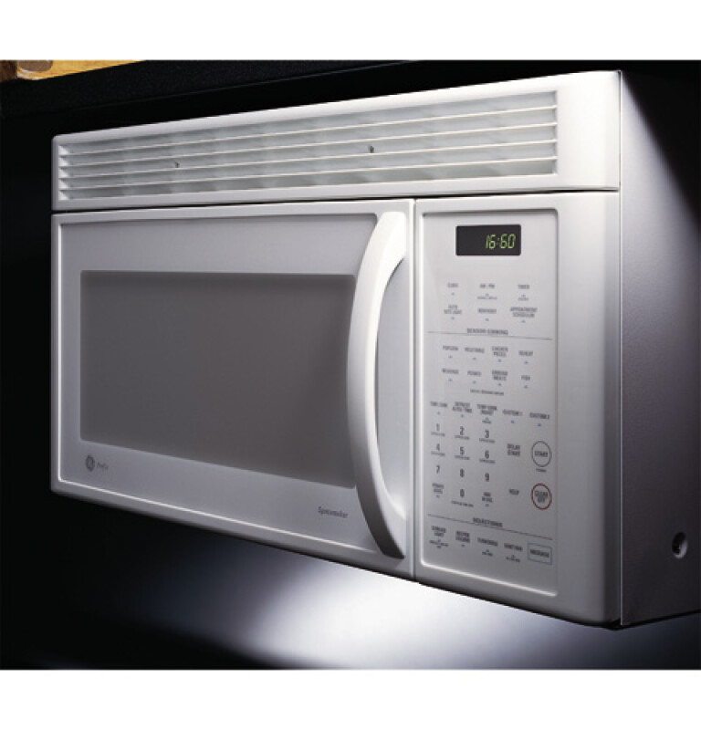 1.6 Cu. Ft. Spacemaker XL1600 Over-the-Range Microwave Oven JVM1660WB