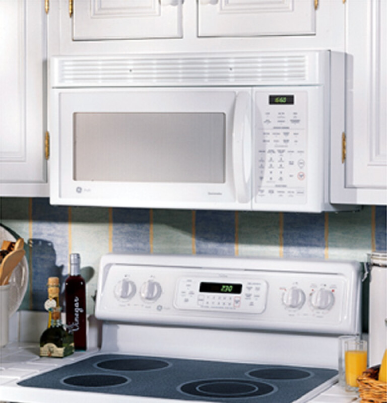 1.6 Cu. Ft. Spacemaker XL1600 Over-the-Range Non-Vented Microwave Oven JVM1661WB