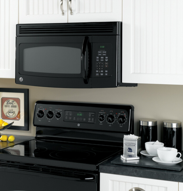 Spacemaker Over-the-Range Microwave Oven JVM1730DMBB, product image 2 of 4