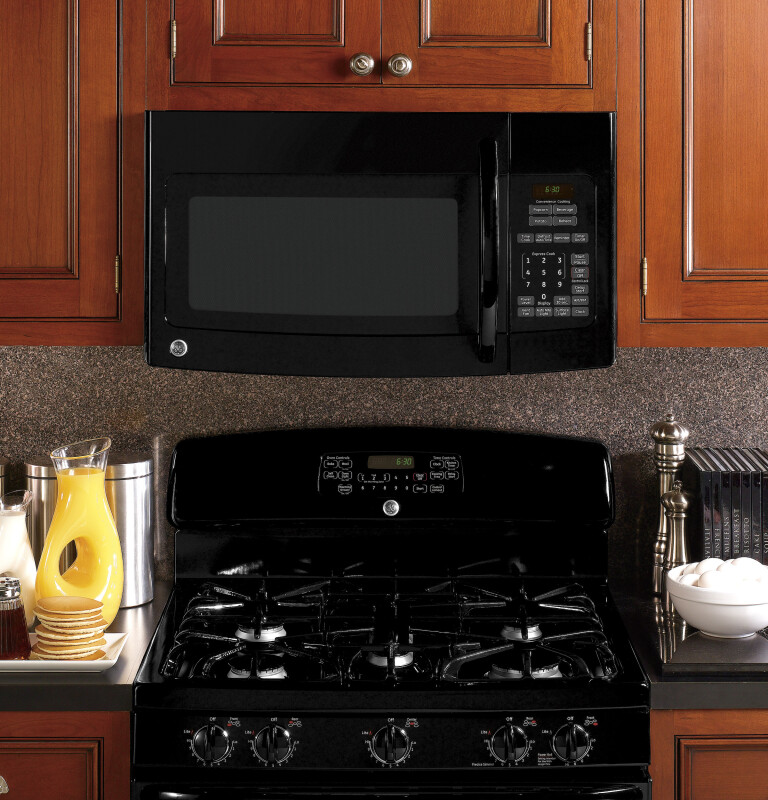 Spacemaker 1.7 Cu. Ft. Over-the-Range Microwave Oven JVM1730DPBB, product image 3 of 3