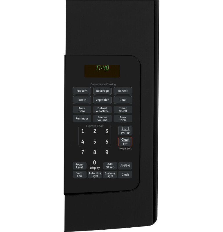 Spacemaker 1.7 Cu. Ft. Over-the-Range Microwave Oven JVM1740DPBB