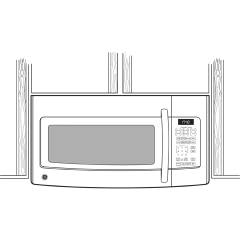 Spacemaker 1.7 Cu. Ft. Over-the-Range Microwave Oven JVM1740DPBB