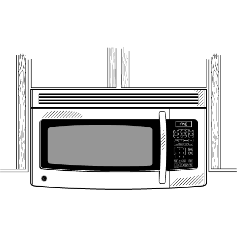 Spacemaker Over-the-Range Microwave Oven JVM1740SMSS