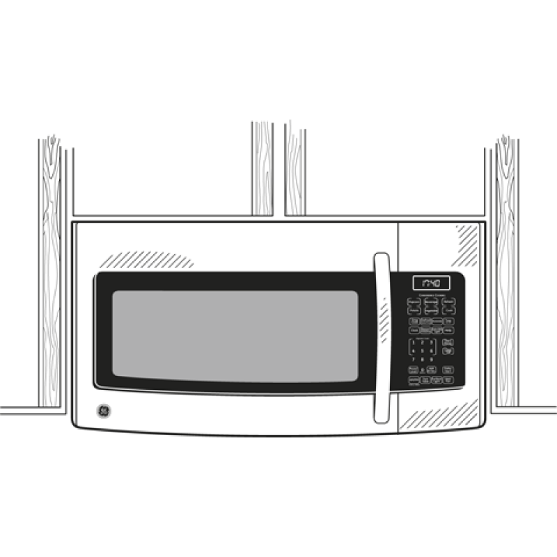 Spacemaker 1.7 Cu. Ft. Over-the-Range Microwave Oven JVM1740SPSS