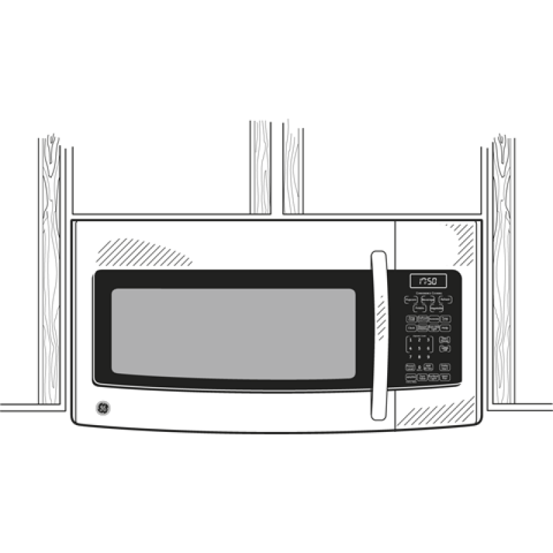 Spacemaker 1.7 Cu. Ft. Over-the-Range Sensor Microwave Oven JVM1750EPES