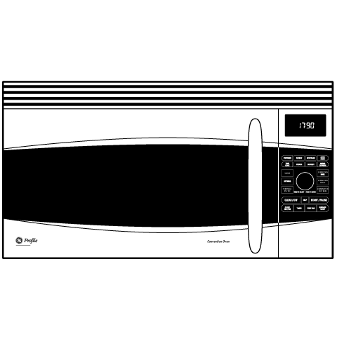 1.7 Cu. Ft. Convection Over-the-Range Microwave Oven JVM1790SK