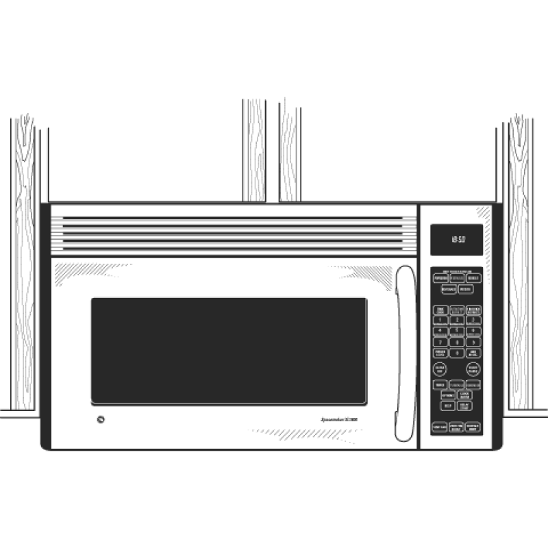 Buy GE Spacemaker XL1800 Microwave Oven | JVM1850SH