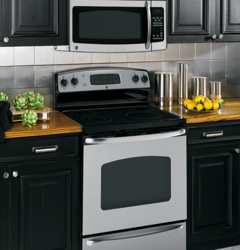 Spacemaker Over-the-Range Microwave Oven JVM1850SMSS, product image 3 of 7