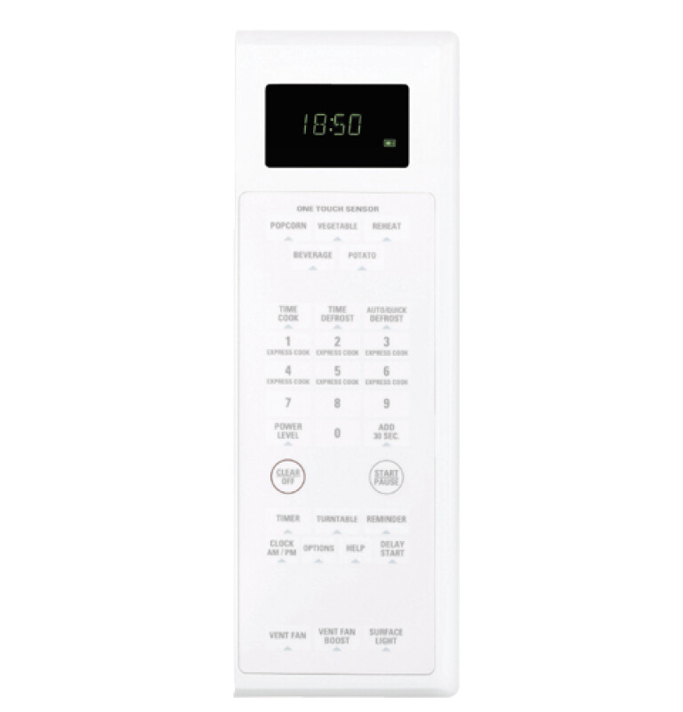 Spacemaker XL1800 Microwave Oven with Recirculating Venting JVM1851WF