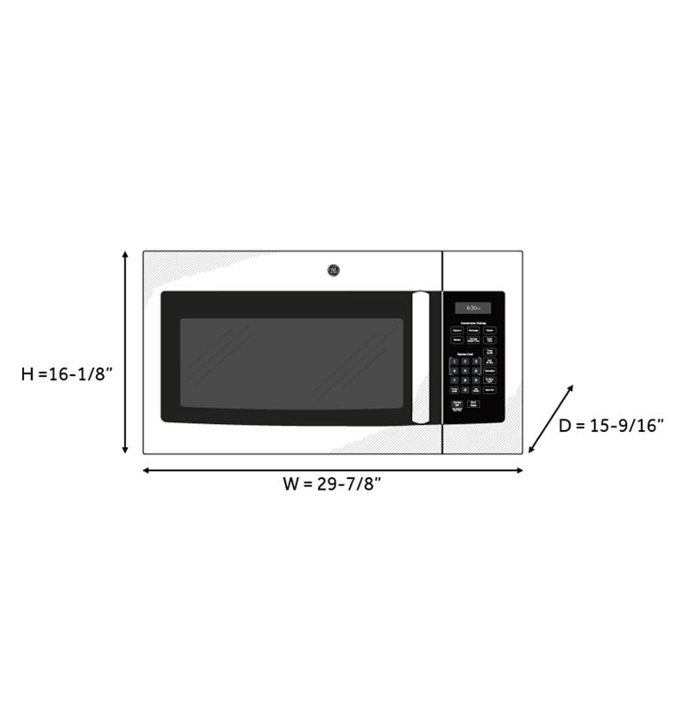 1.6 Cu. Ft. Over-the-Range Microwave Oven view 10