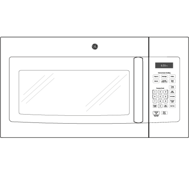 1.6 Cu. Ft. Over-the-Range Microwave Oven view 13