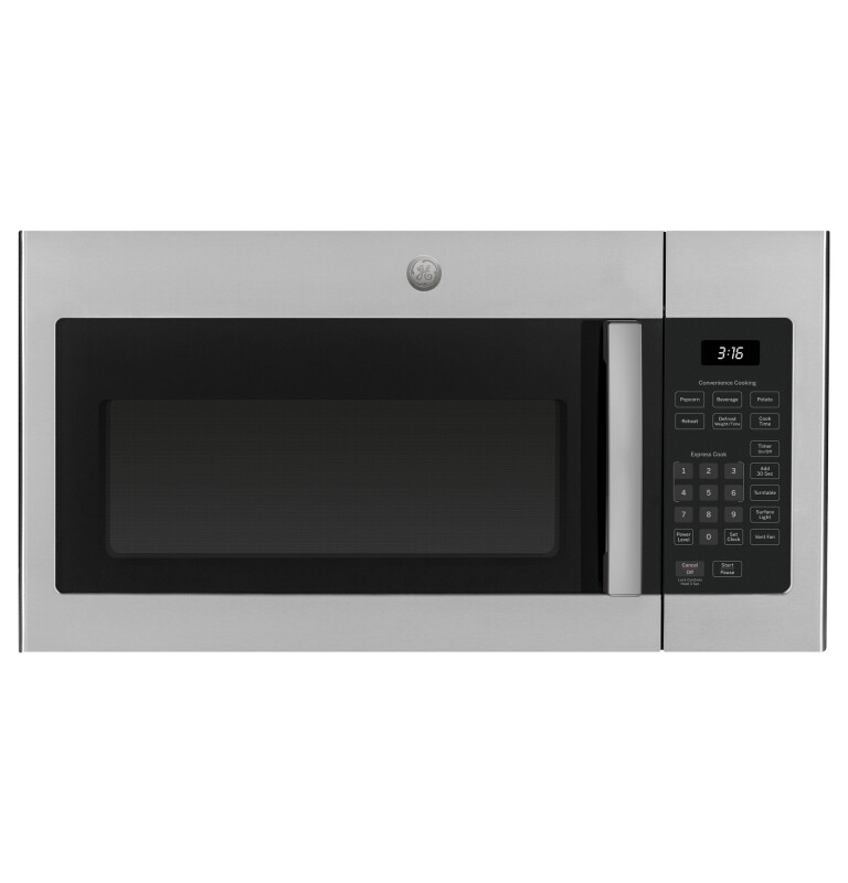 GE 1.6 Cu. Ft. Over-the-Range Microwave Oven Black JVM3160RFSS Picture 1